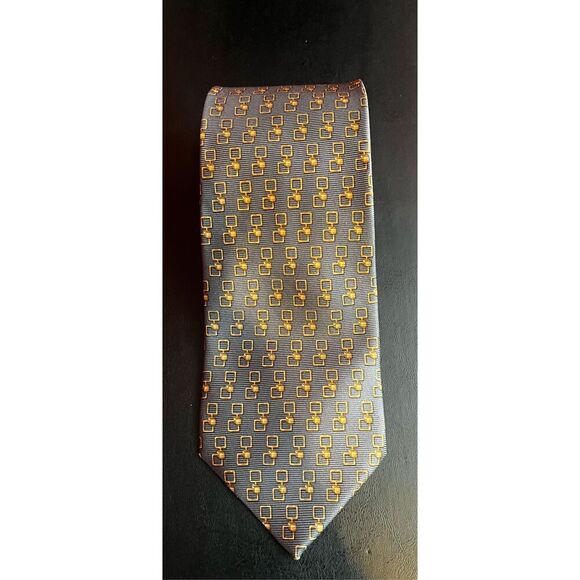 Gucci chainlink print tie - Picture 1 of 11